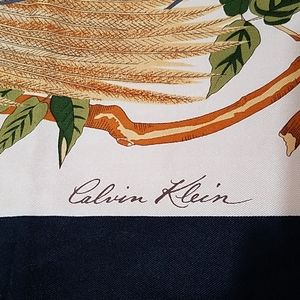 Calvin Klein Birds of Paradise scarf